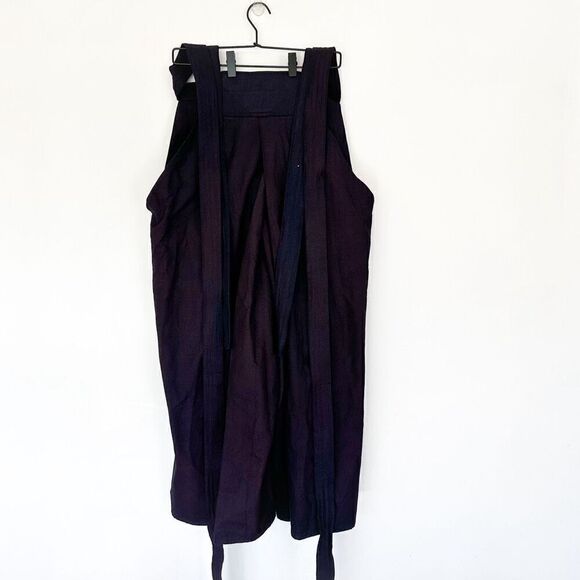 E-Bogu Authentic Traditional Kendo Tetron Hakama Judo Martial Arts Size 24 Navy - Picture 3 of 10